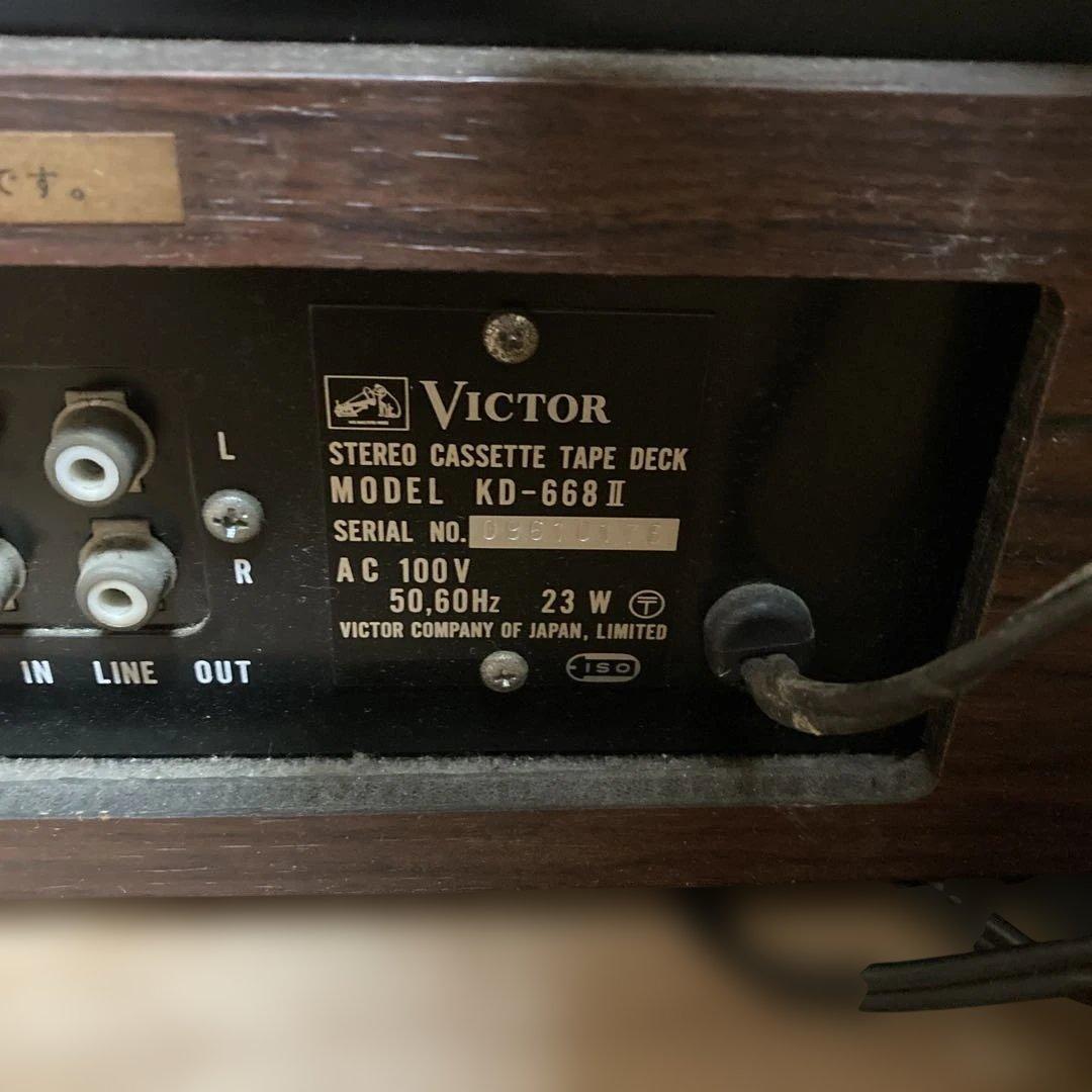 カセットデッキVICTOR KD-668 Mark II