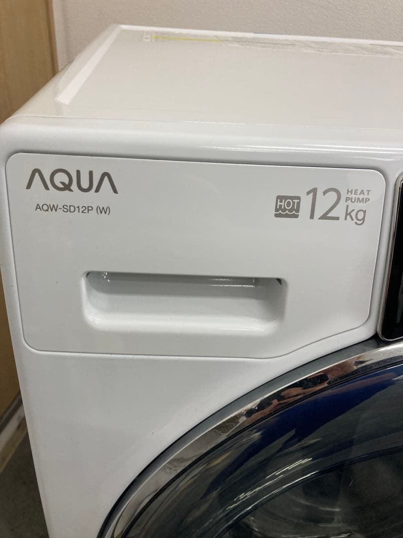 M7/1118y01 アクア ドラム式洗濯機 AQW-SD12P-L