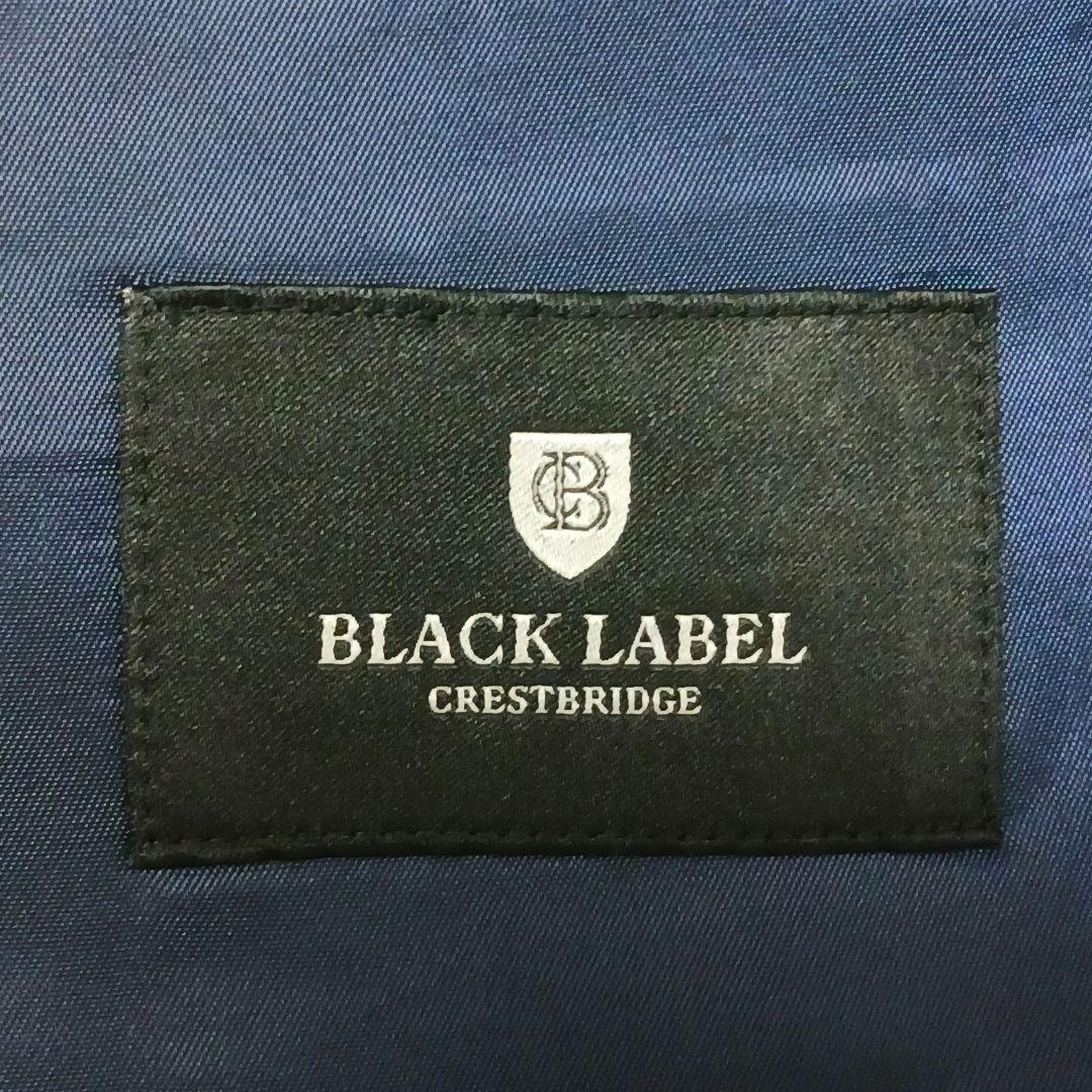 ✨極美品✨ブラックレーベル　３ピースシャドーストライプスーツ　ブラック　36R