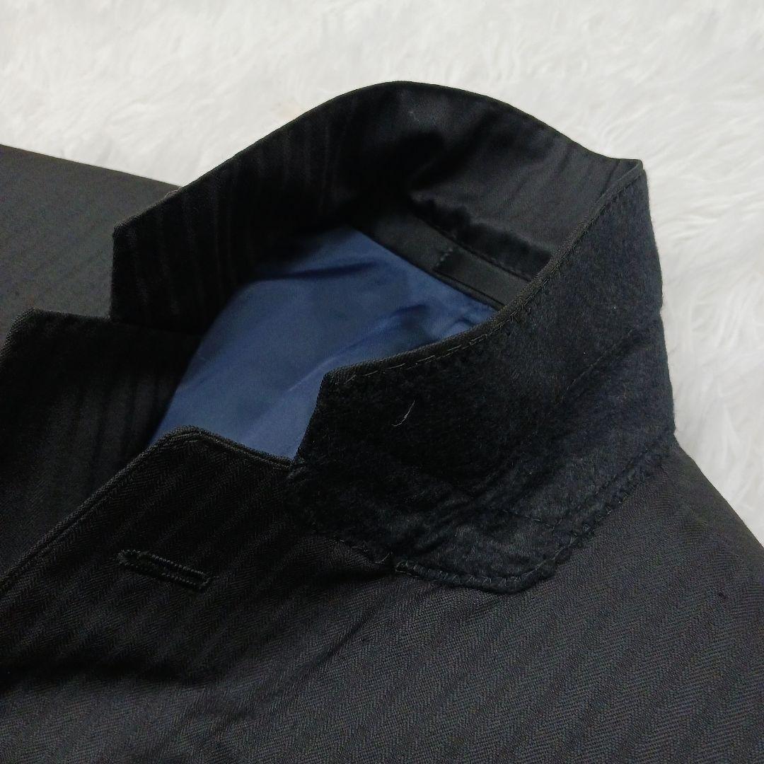 ✨極美品✨ブラックレーベル　３ピースシャドーストライプスーツ　ブラック　36R