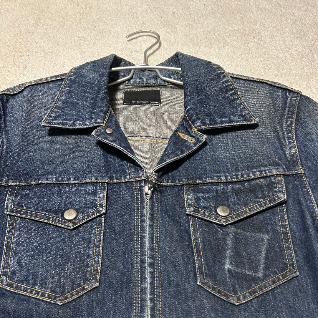 NUMBER (N)INE ナンバーナイン　デニムジャケット　宮下期　音符 XL
