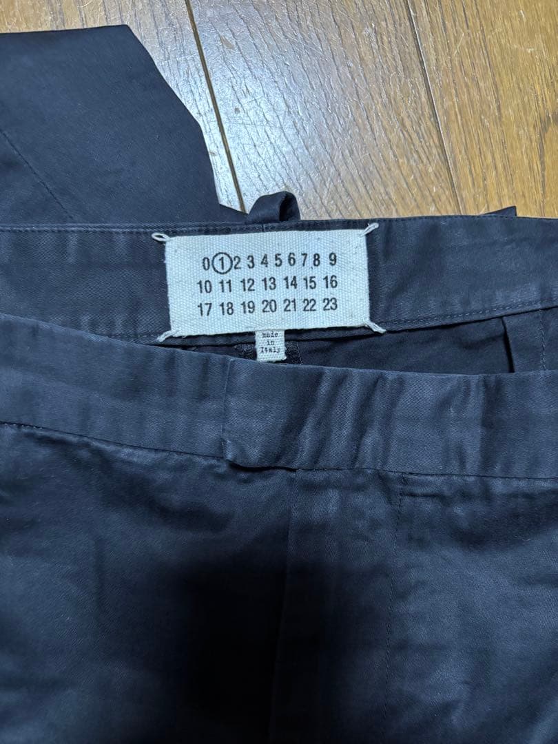 maison margiela ワイドレッグ バギーフレア スラックス