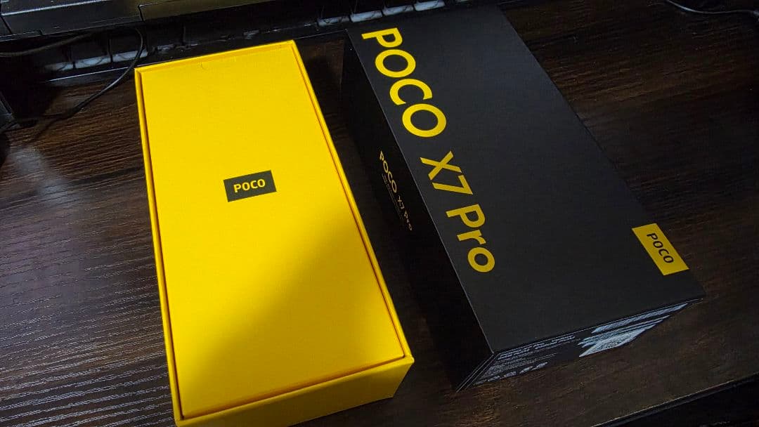 ​【美品】POCO X7 Pro 8GB/256GB イエロー SIMフリー