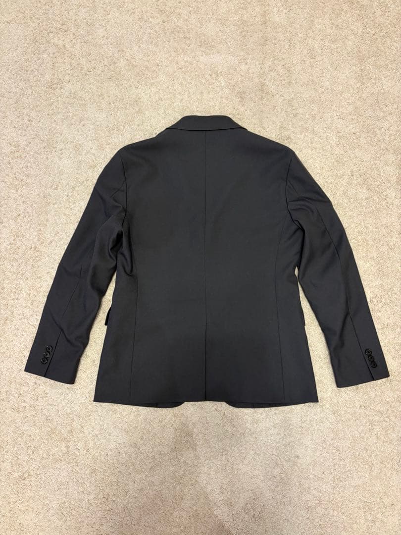 マイクロ ピンヘッド 2ボタン ジャケット　パンツ 【セットアップ】グレー　M