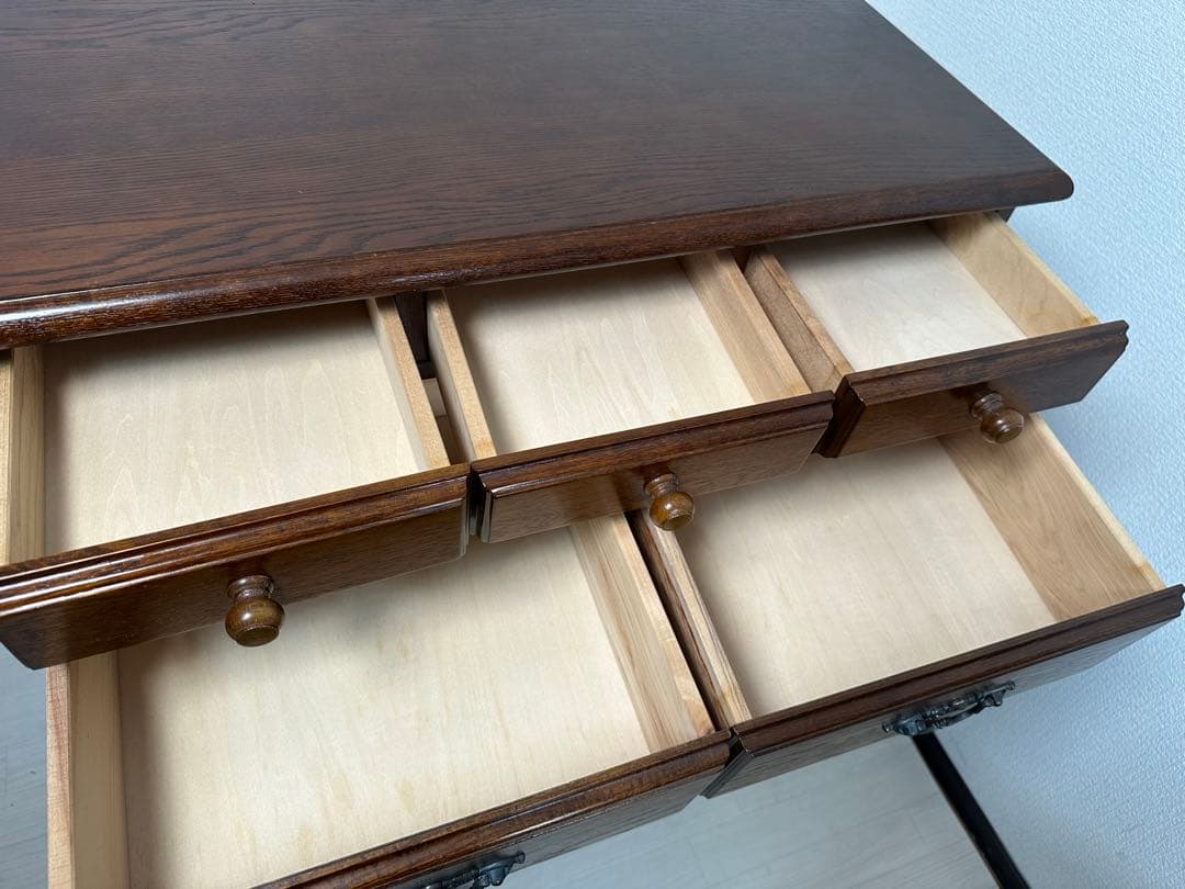 越後民芸家具 ハイチェスト 8段12杯 チェスト 収納箪笥 引き出し i1※