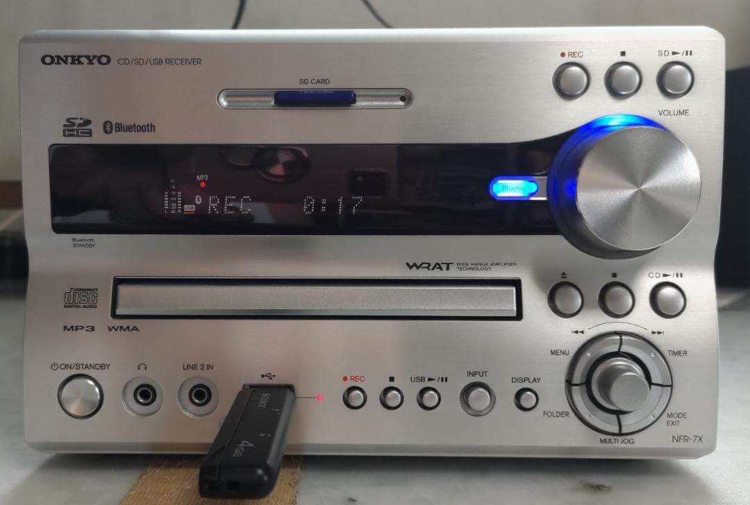 ONKYO オンキョー NFR-7X CD/SD/USB コンポ 動作良好・美品