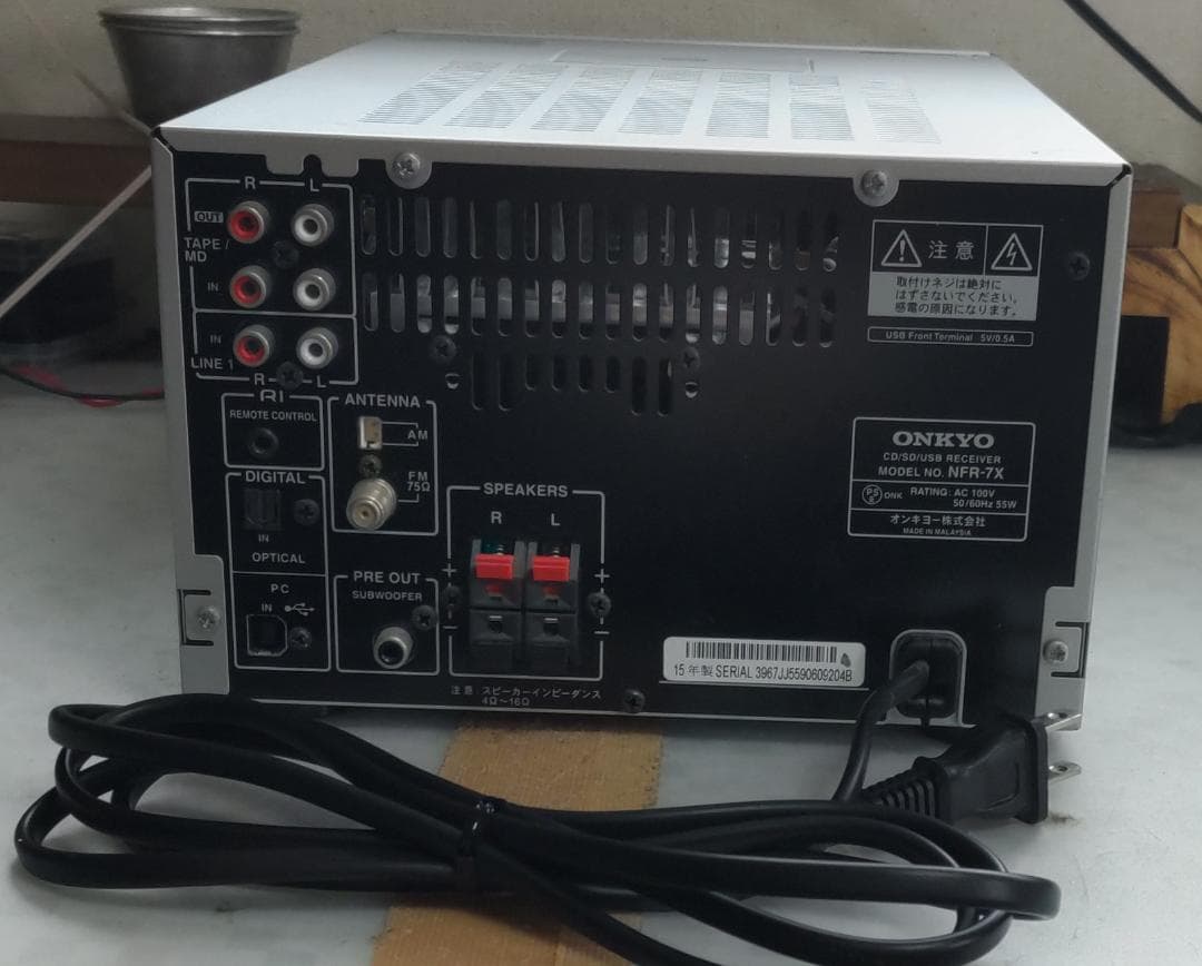 ONKYO オンキョー NFR-7X CD/SD/USB コンポ 動作良好・美品