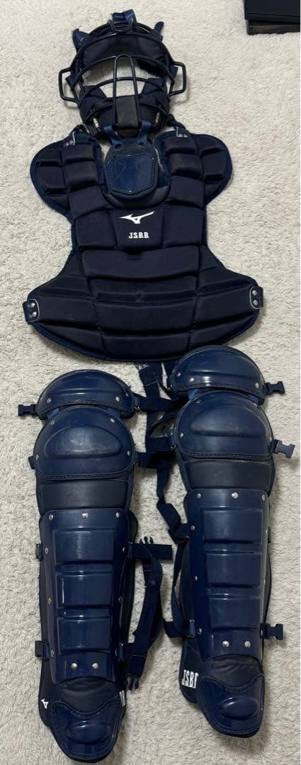 Mizuno JSBB キャッチャー用プロテクター ネイビー
