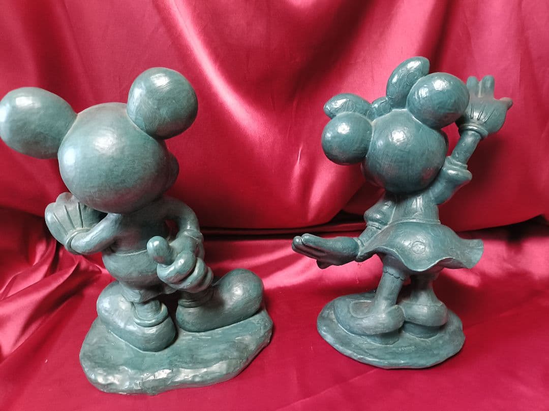 ミッキー　ミニー　ガーデン　フィギュア　スタチュー　ディズニー　Disney