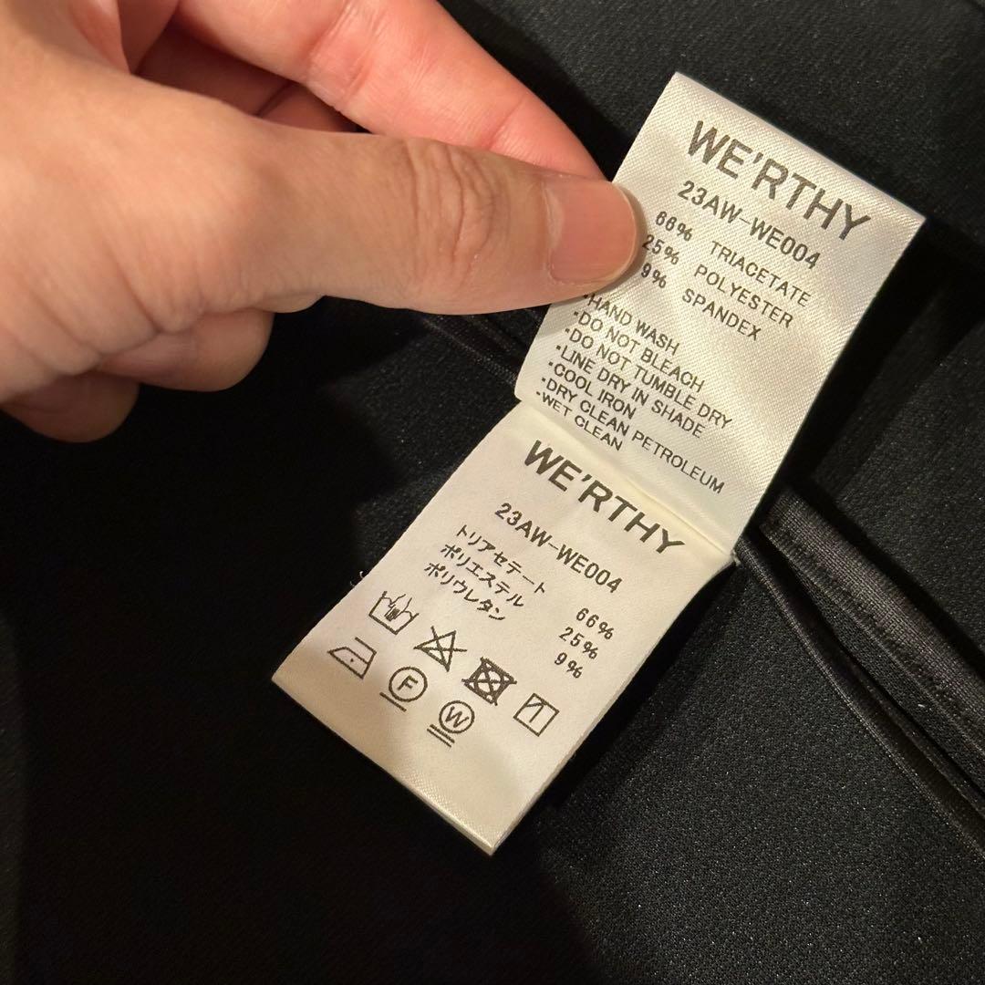 【野沢和香さん】WE'RTHY ダブル ジャケット ブラック
