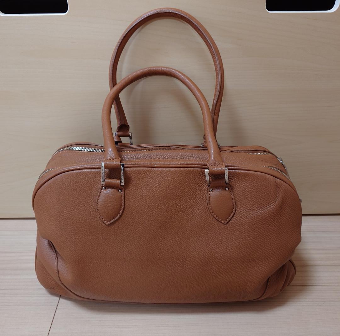 【廃番・希少】PELLEMORBIDA ペッレモルビダ ボストンバッグ キャメル