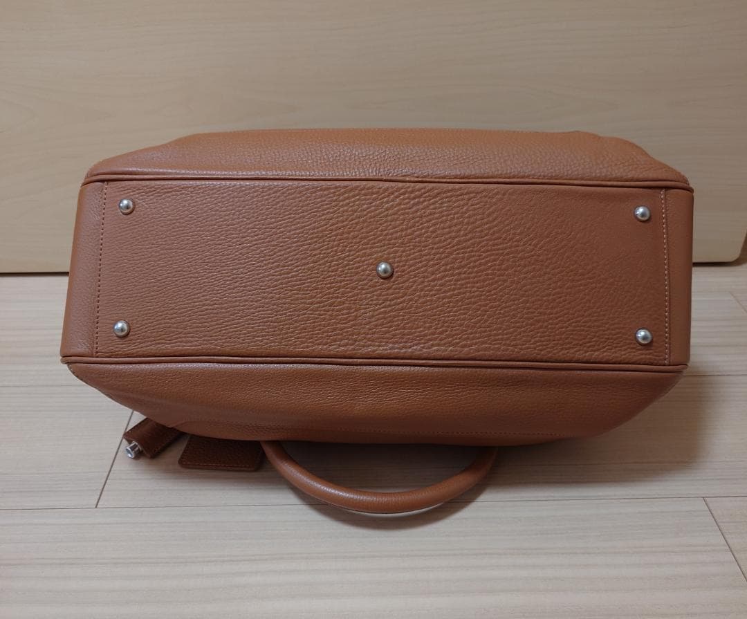 【廃番・希少】PELLEMORBIDA ペッレモルビダ ボストンバッグ キャメル