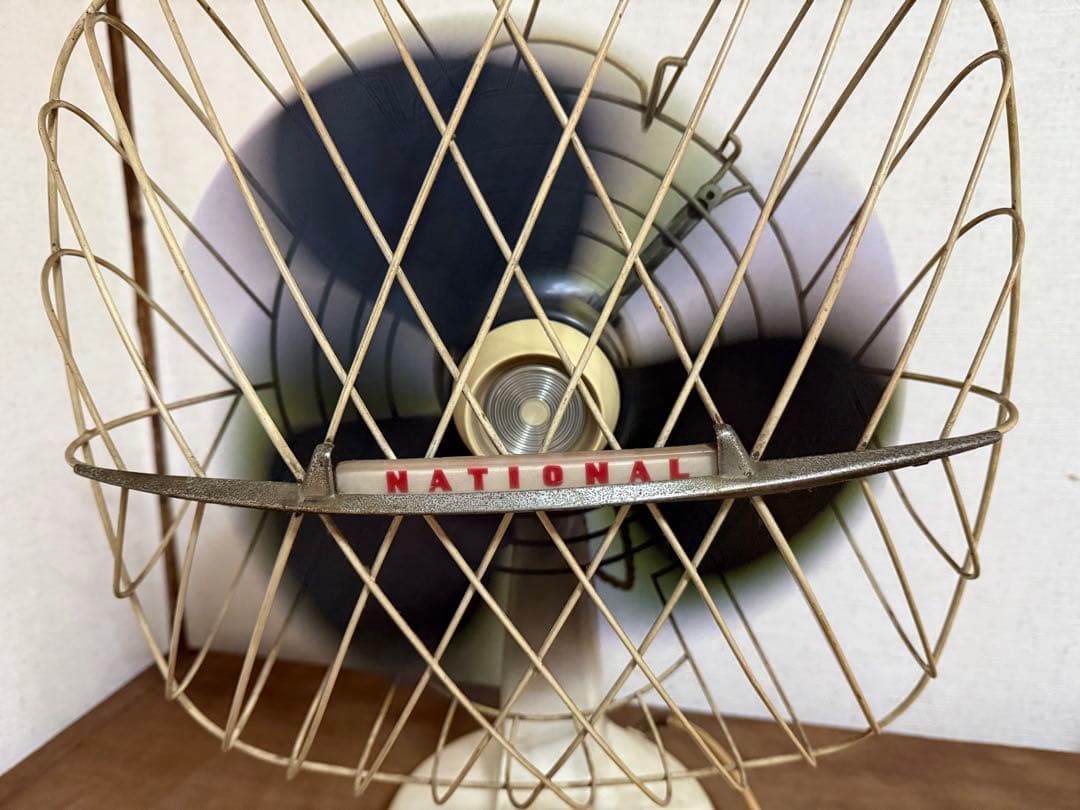 【O-1983】ナショナル 扇風機 M-8C 昭和レトロ アンティーク