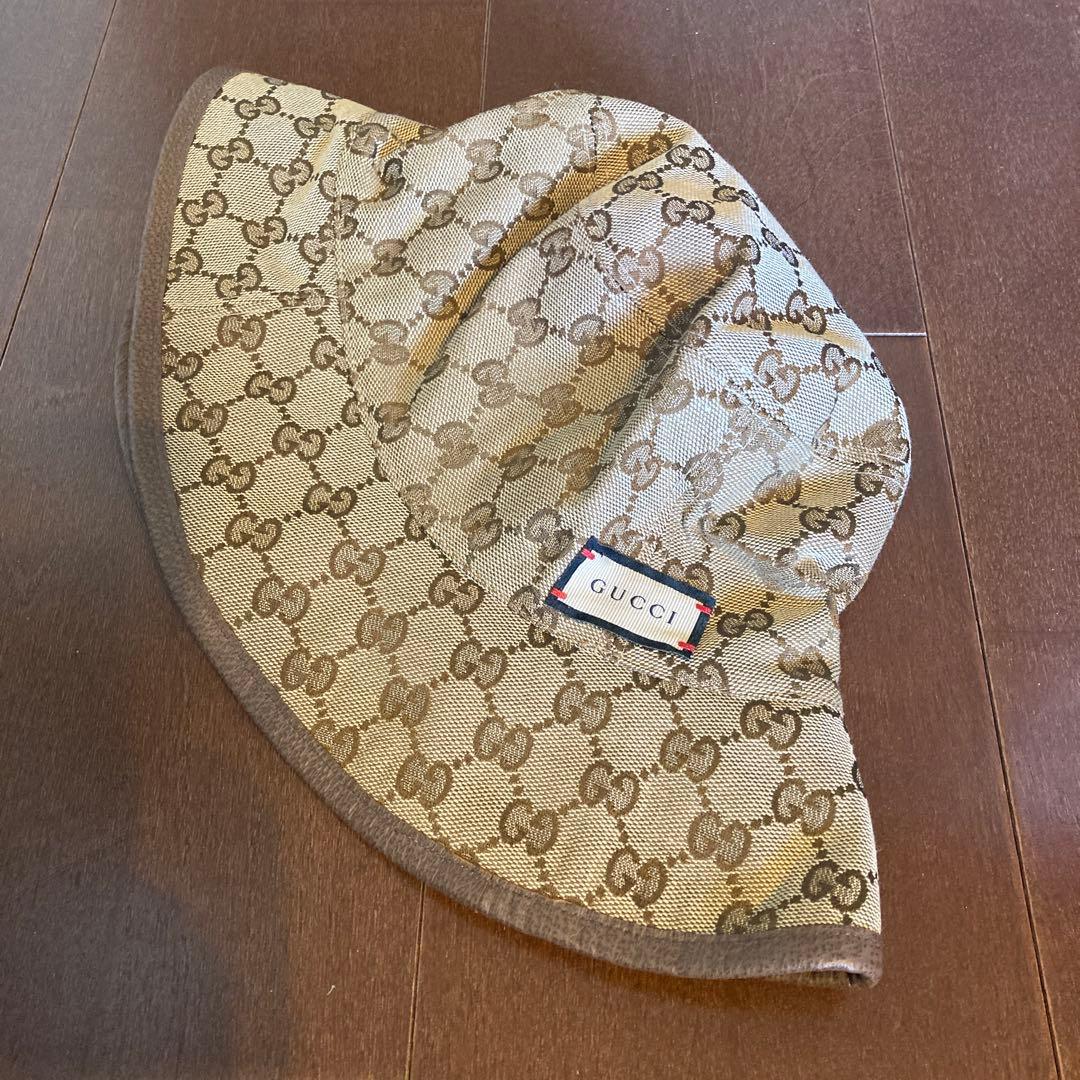 GUCCI GGモノグラム バケットハット　リバーシブル　新品