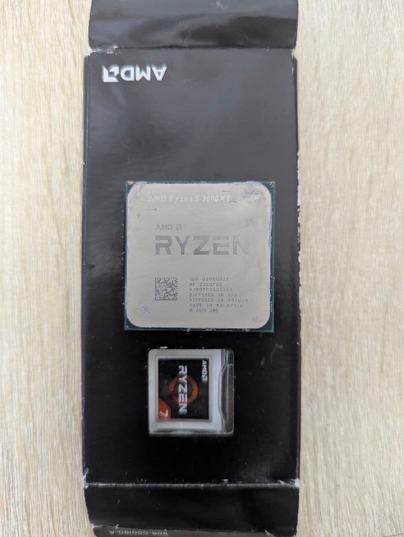 Ryzen 5 3600XT CPU 本体