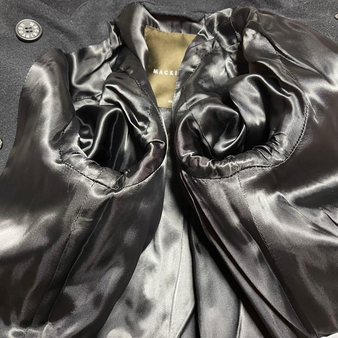 MACKINTOSHマッキントッシュ ウールPコート 30 ブラック 英国製