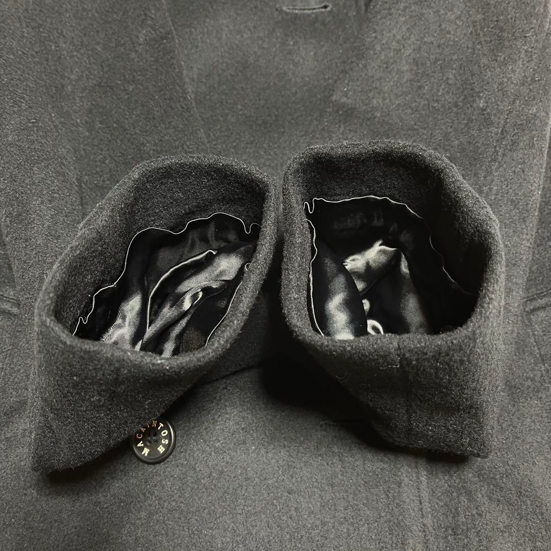 MACKINTOSHマッキントッシュ ウールPコート 30 ブラック 英国製