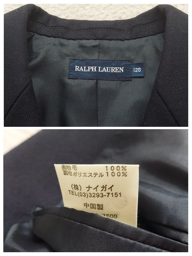 ✨Ralph Lauren／男の子フォーマルスーツ ★ベスト★ネクタイ★シャツ