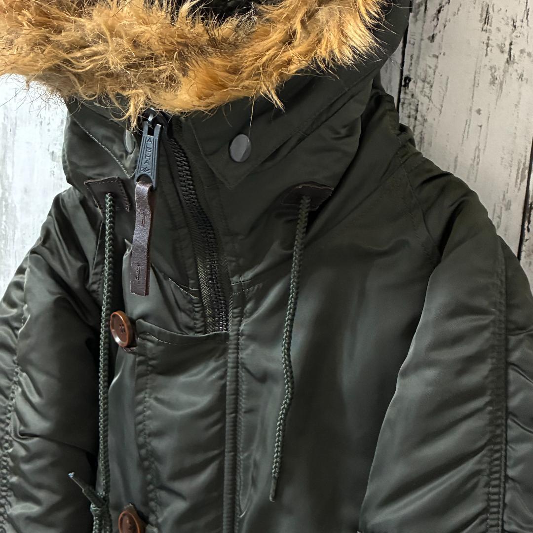 ALPHA ジャーナルスタンダード 別注 N-3B ミリタリージャケット カーキ