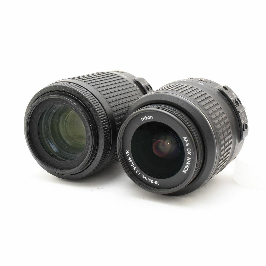 ❤️初めての一眼に❤️Nikon D60 ダブルズームセット❤️コンパクト❤️