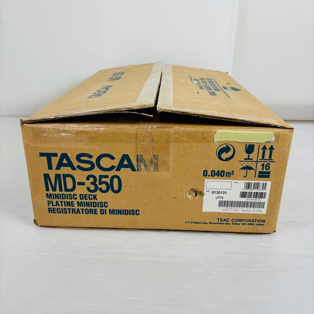 希少 新品未使用 TASCAM MD-350 業務用 MDデッキ 配信機器