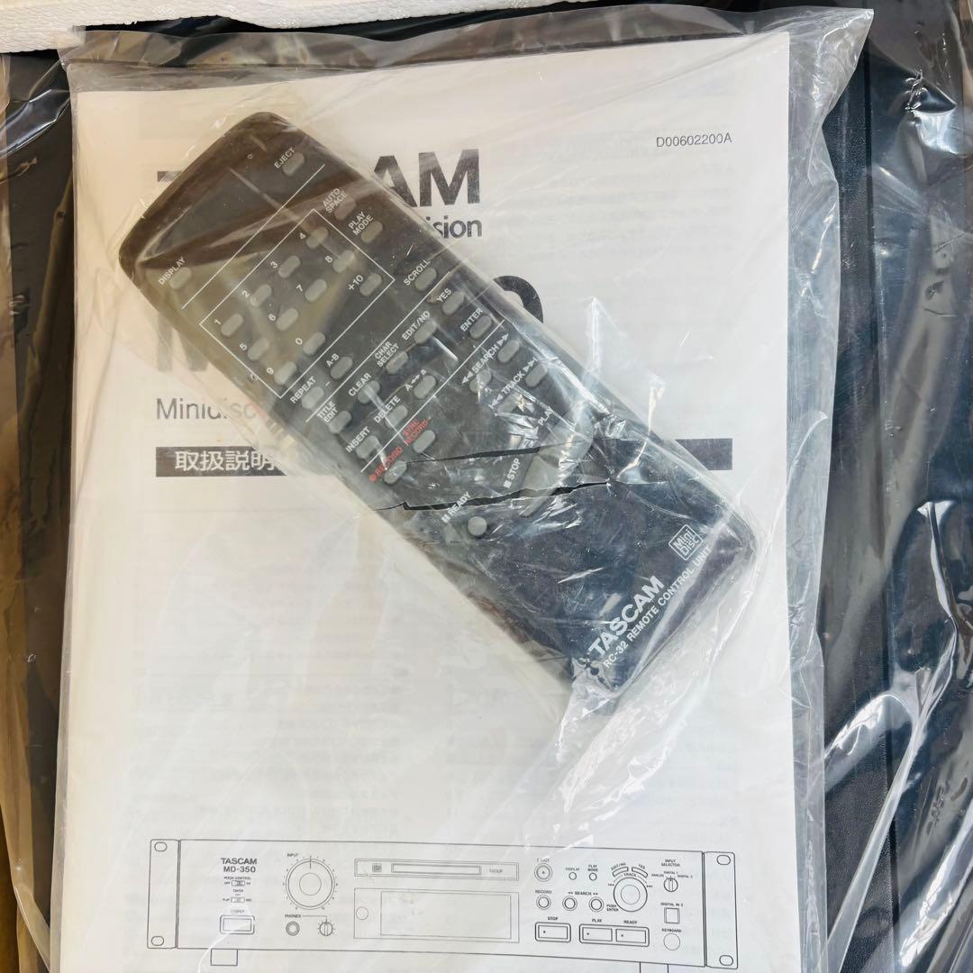 希少 新品未使用 TASCAM MD-350 業務用 MDデッキ 配信機器