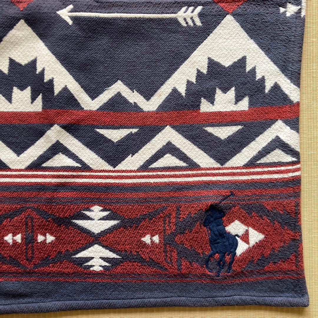 ラルフローレン　ジオメトリックパターンラグ