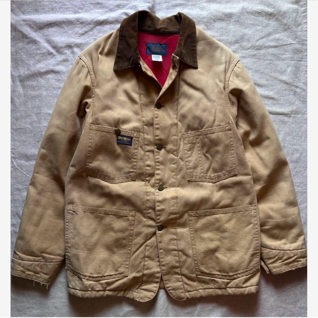 【雰囲気抜群】70s OSH KOSH USA製 ダック カバーオール フェード