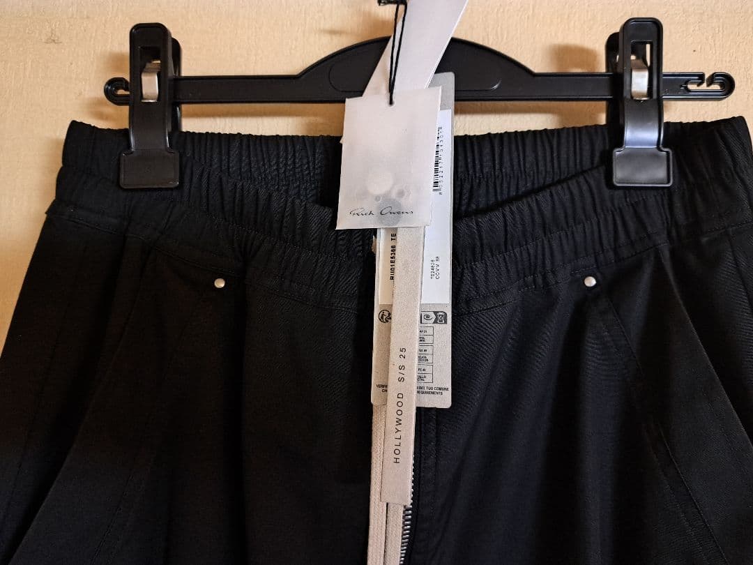 Rick Owens wide bela 46 ブラック