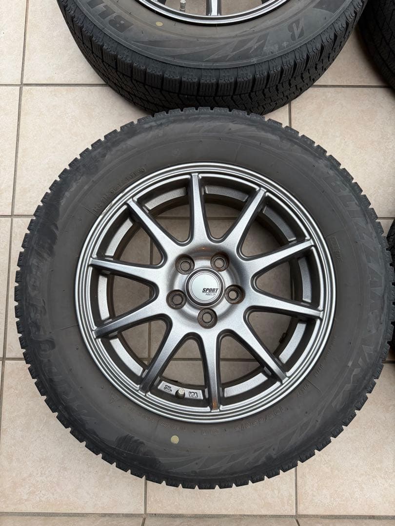 SPORT ABELIA ホイールスタッドレスセットVRX2 195/65R15