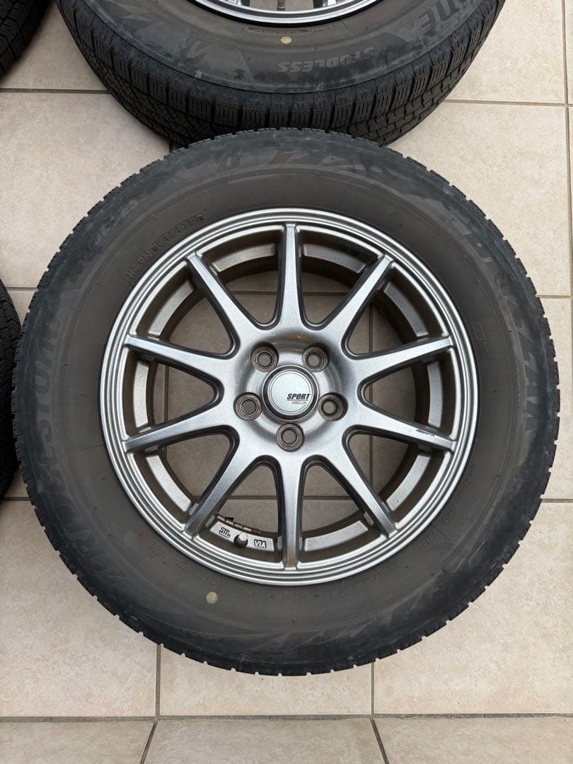 SPORT ABELIA ホイールスタッドレスセットVRX2 195/65R15