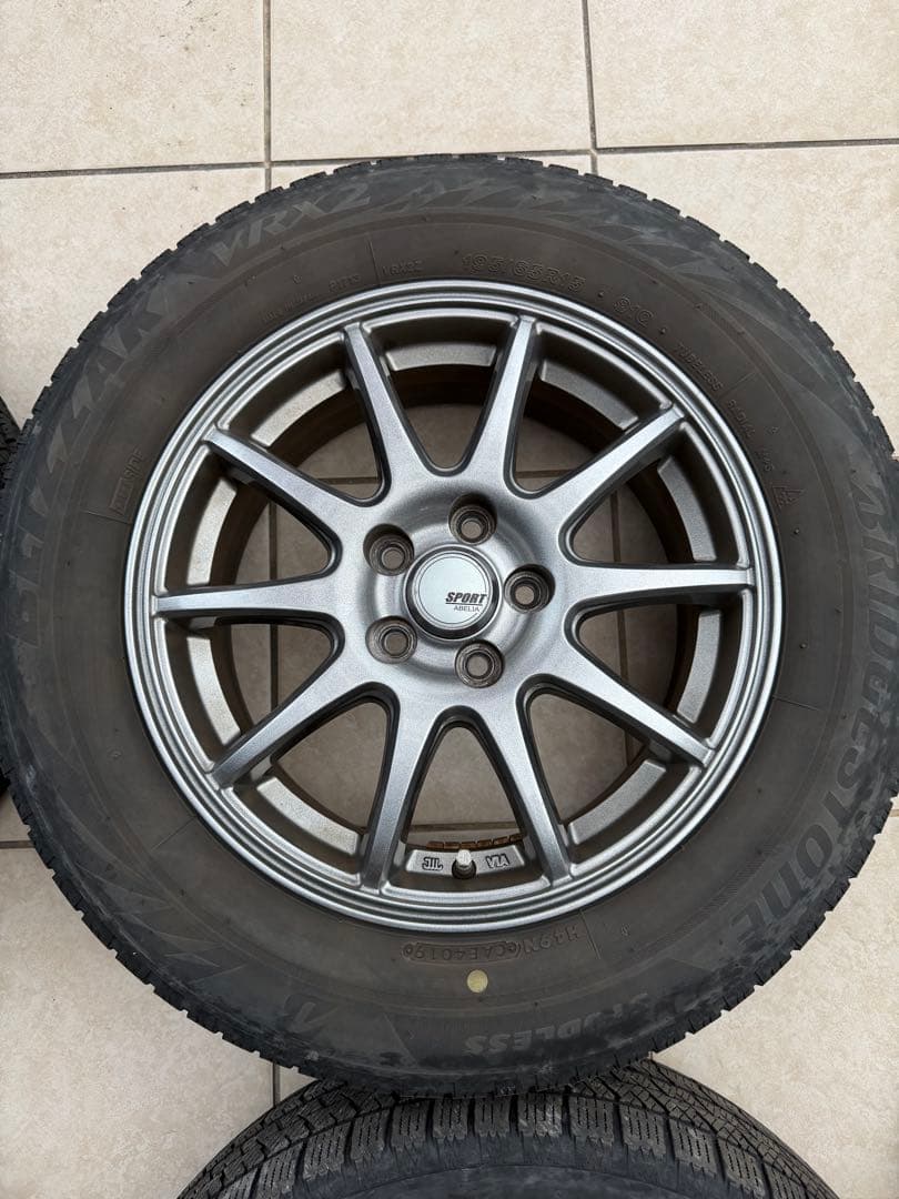 SPORT ABELIA ホイールスタッドレスセットVRX2 195/65R15