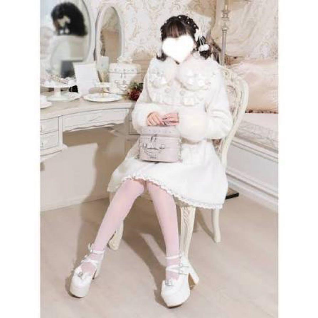 ノエミーNOEMIE さきまるちゃんコラボ！ヨークフレアコート【オフホワイト♡】