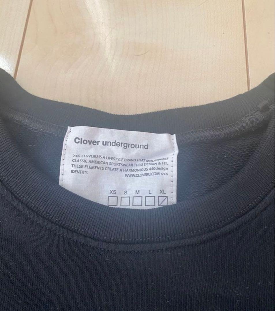 cloveru クローバル　XL 半端丈無地スウェット