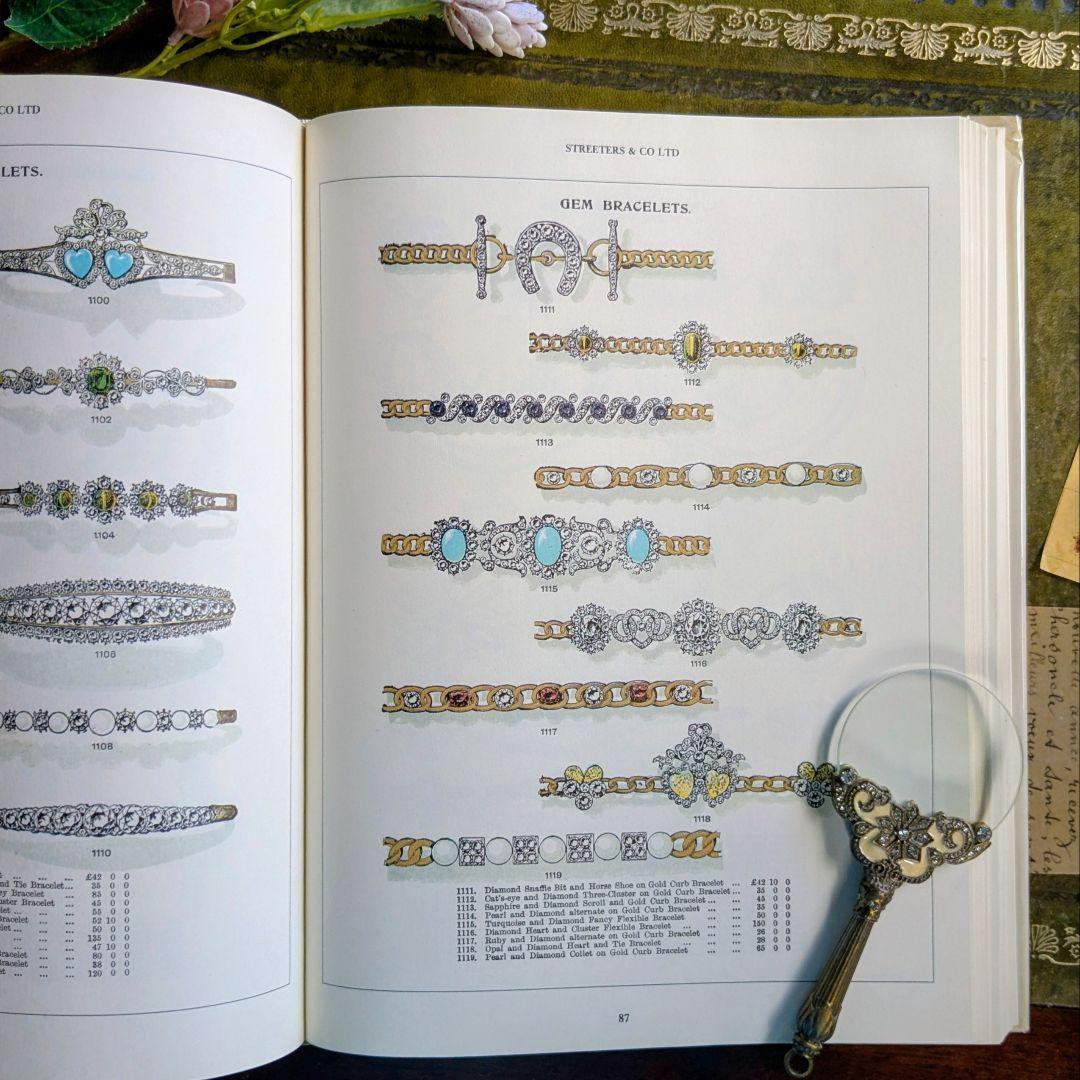 まるで時を超えた宝石商！心ときめくヴィクトリアン・ジュエリー図鑑 古書洋書