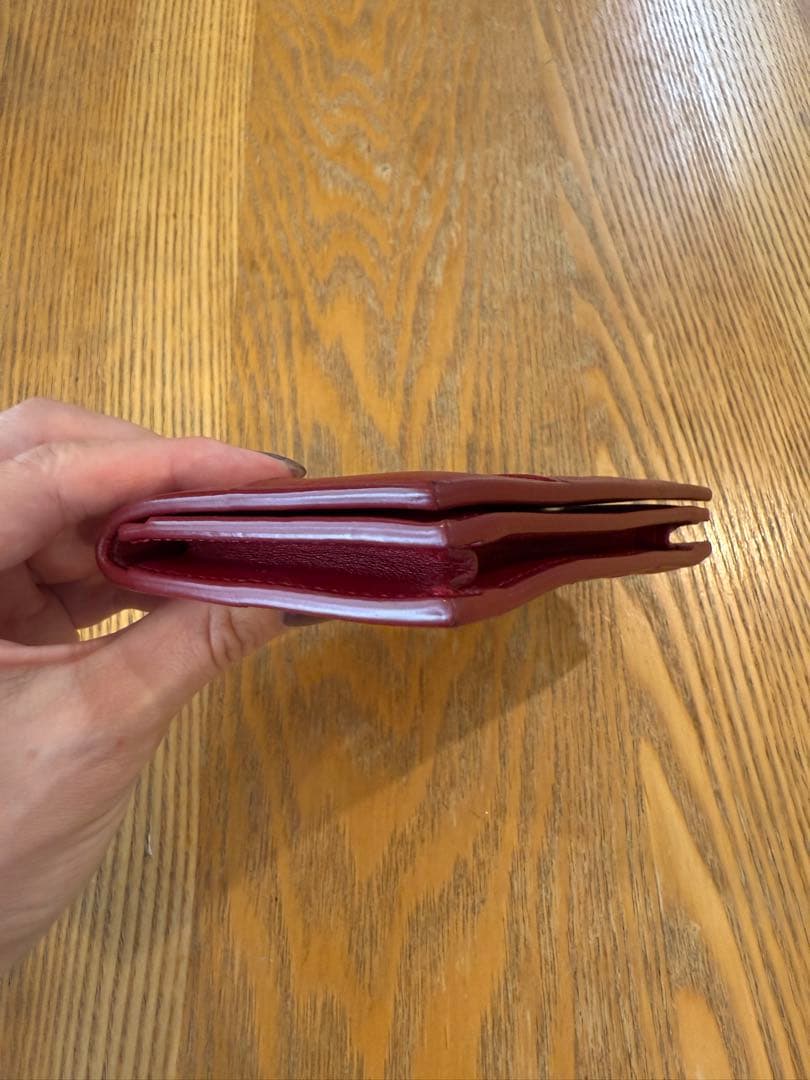 BOTTEGA VENETA ボッテガヴェネタ 名刺入れ カードケース 赤