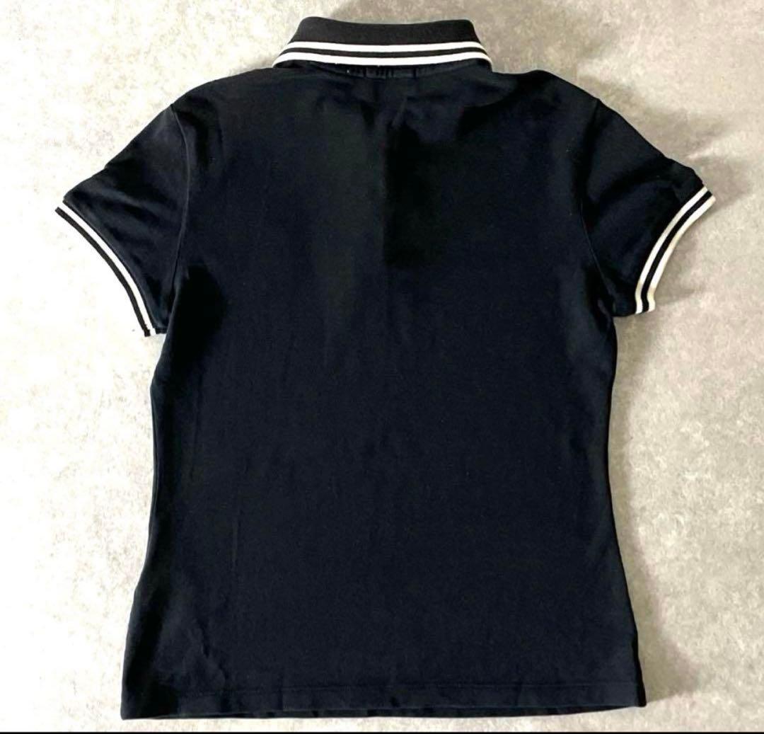 定価6万　MONCLER ポロシャツ ビッグワッペン　ネイビー　滝沢眞規子