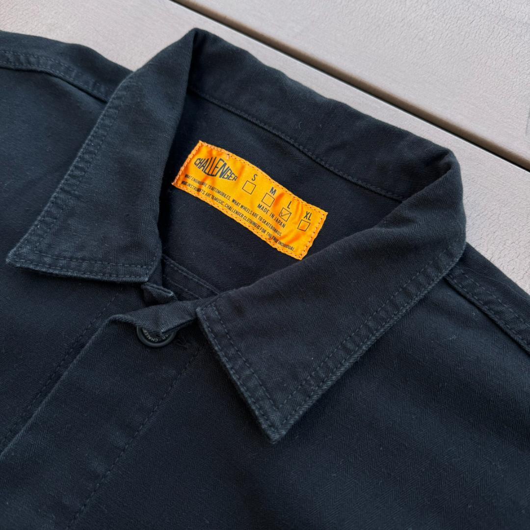 CHALLENGER シャツジャケット L 新品未使用 黒 チャレンジャー