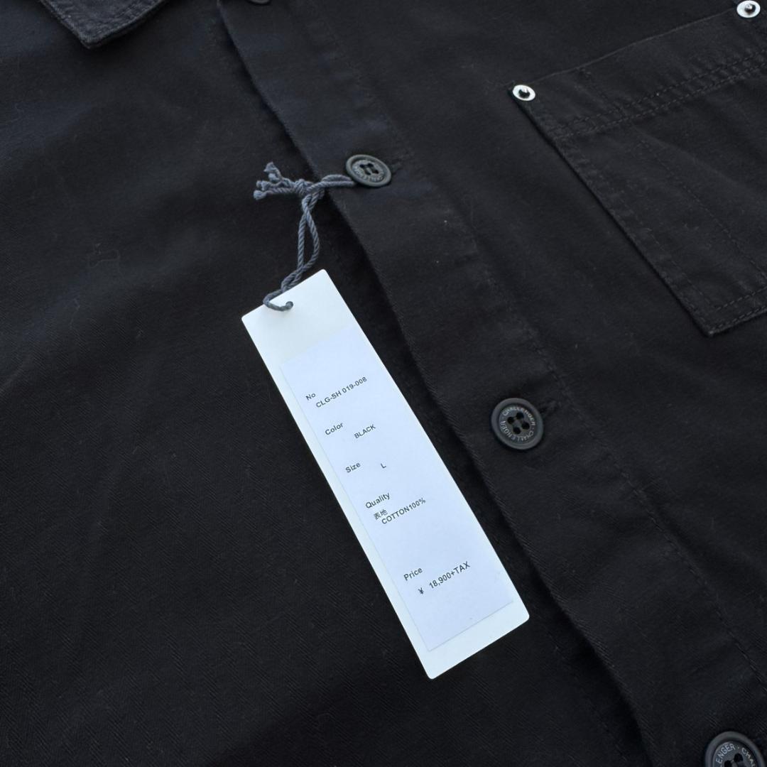 CHALLENGER シャツジャケット L 新品未使用 黒 チャレンジャー