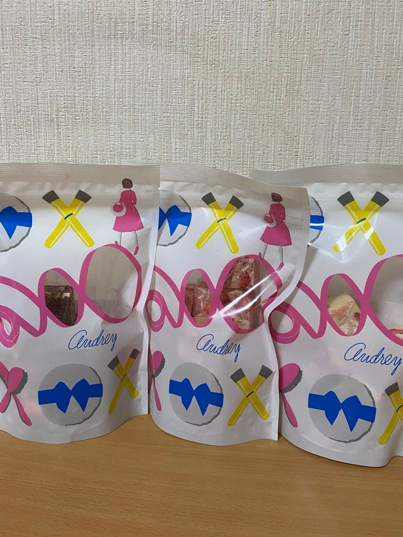 商品未開封　 AUDREY オードリー ストロベリーショコラ　大袋3セット