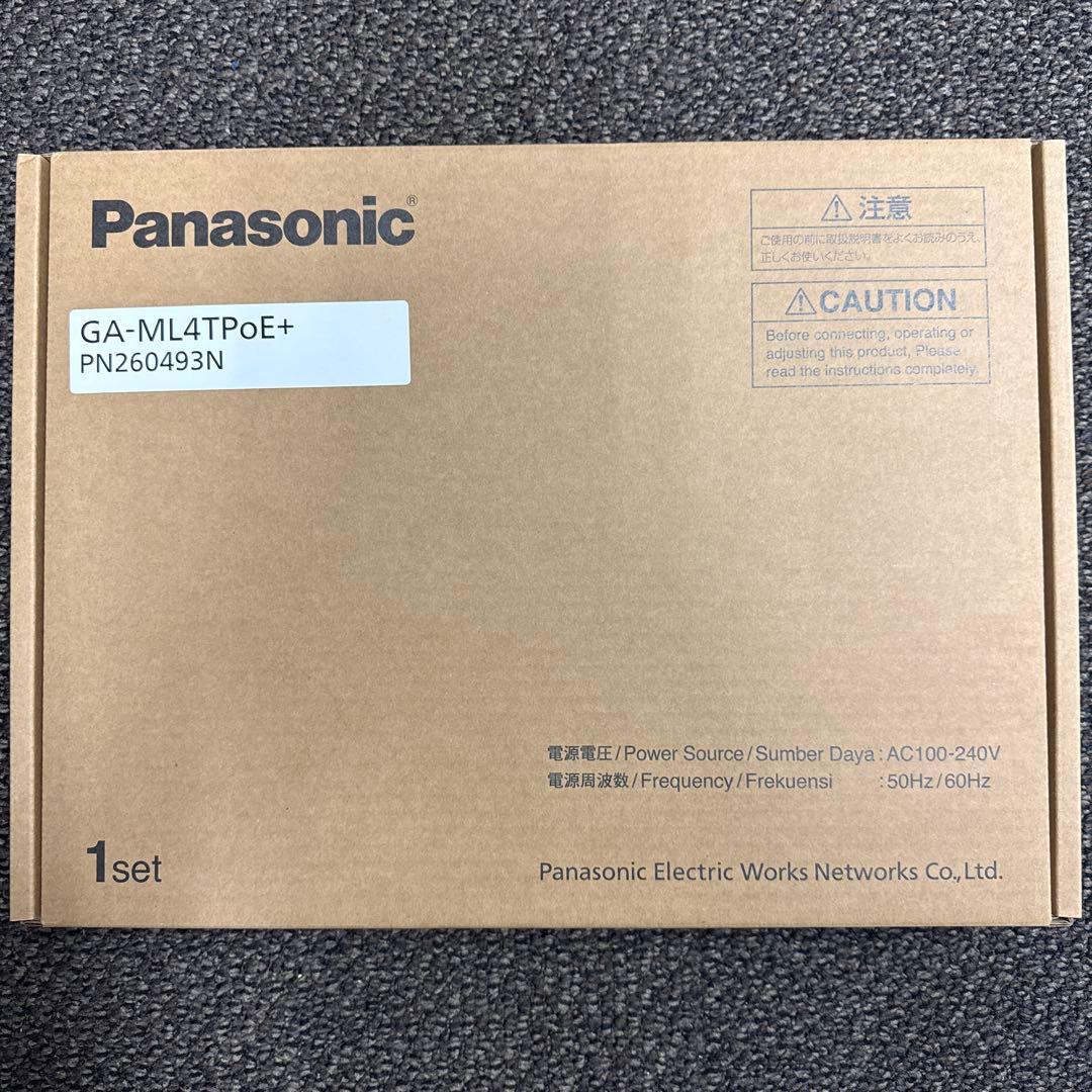 新品　パナソニックEWネットワークス GA-ML4TPoE+　PN260493N