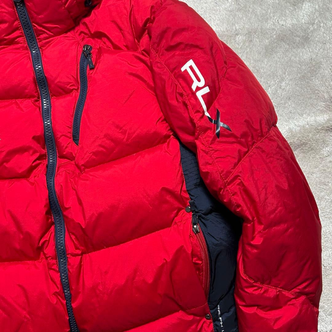 RLX ダウンジャケット　レッド　L フード脱着可