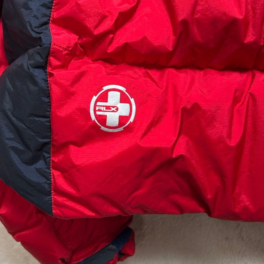 RLX ダウンジャケット　レッド　L フード脱着可
