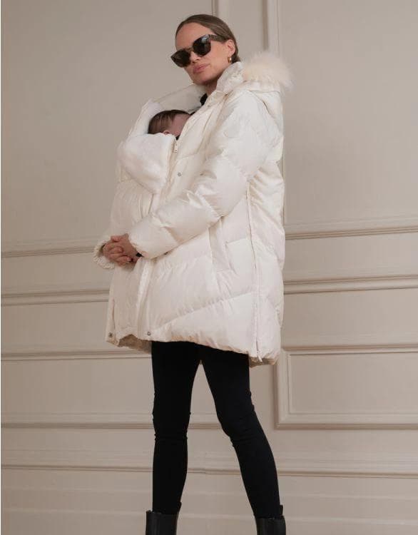 Seraphine　マタニティ　ダウンコート　ホワイト【新品】ベビー パフコート