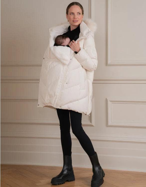 Seraphine　マタニティ　ダウンコート　ホワイト【新品】ベビー パフコート