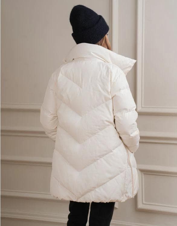 Seraphine　マタニティ　ダウンコート　ホワイト【新品】ベビー パフコート