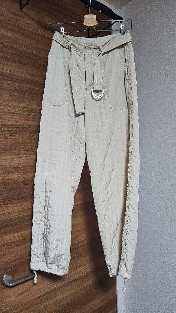 ameri キルティングパンツ