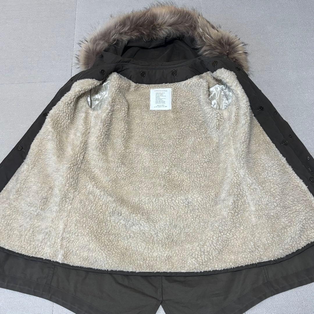 リチウムオム　OLMETEX モッズコート　ラクーンファー