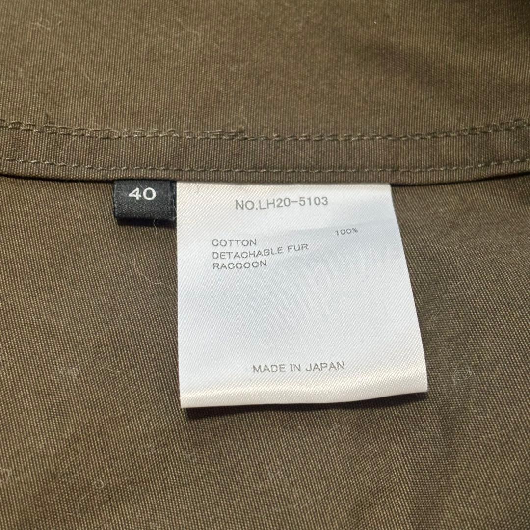 リチウムオム　OLMETEX モッズコート　ラクーンファー