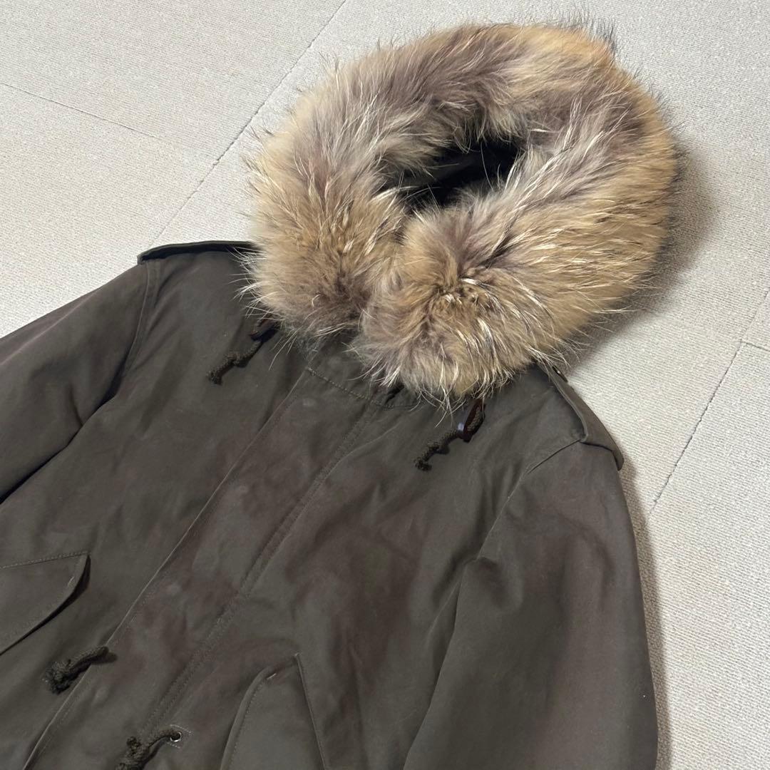 リチウムオム　OLMETEX モッズコート　ラクーンファー